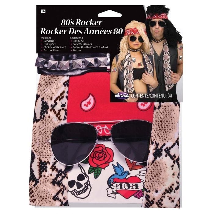 80's Rocker Costume Kit