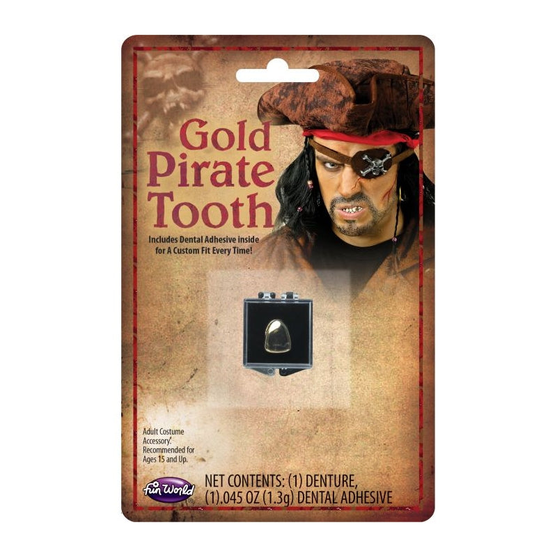 Gold Pirate Tooth Cap