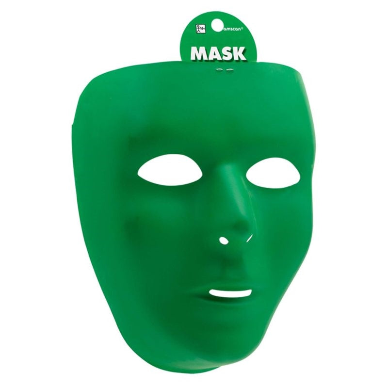 Colorful Blank Face Mask