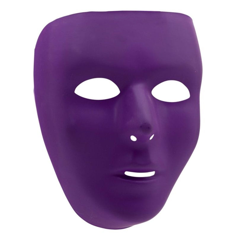 Colorful Blank Face Mask