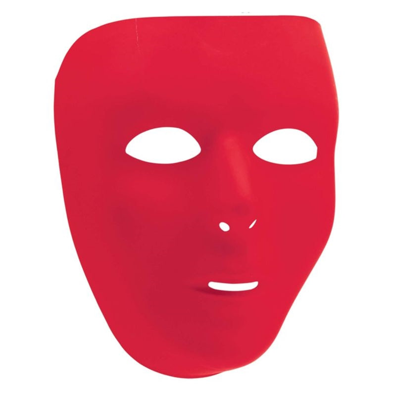 Colorful Blank Face Mask