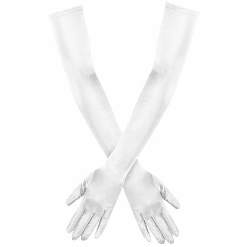 23 Inch Opera Length Satin Gloves