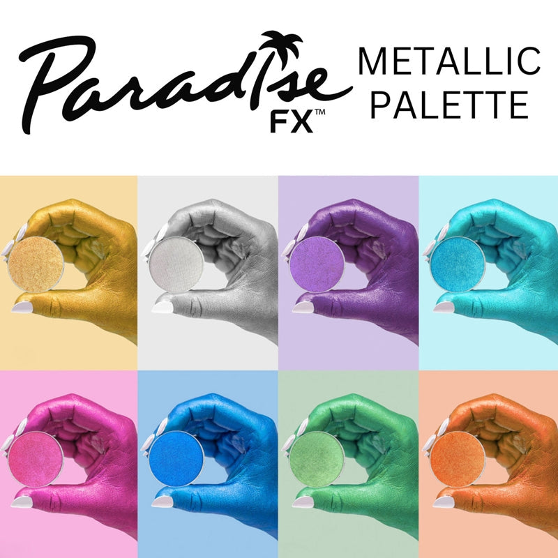 Paradise AQ™ 8 color Metallic Palette