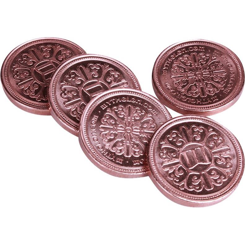 Copper Coins for LARP (Set of 10)