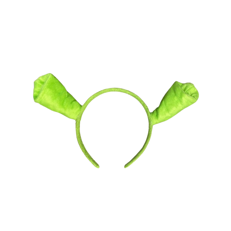 Green Ogre Ears Headband