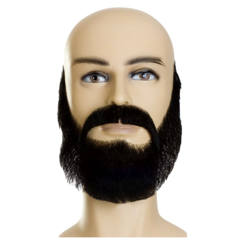 Human Hair Beard and Moustache Set
