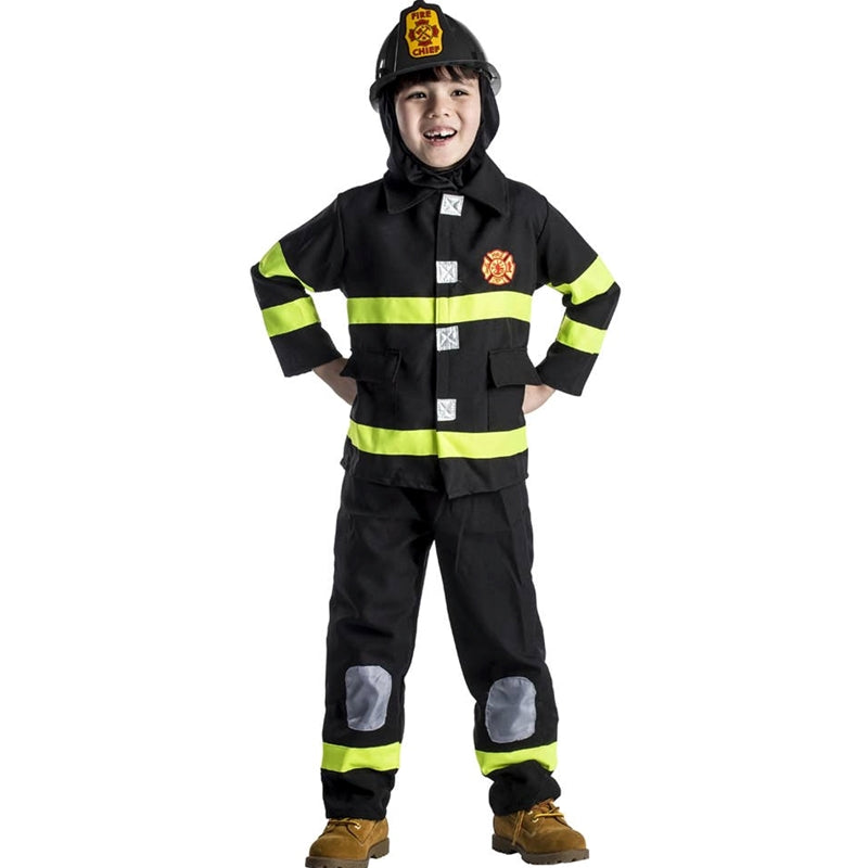 Fire Fighter Deluxe Kids Costume