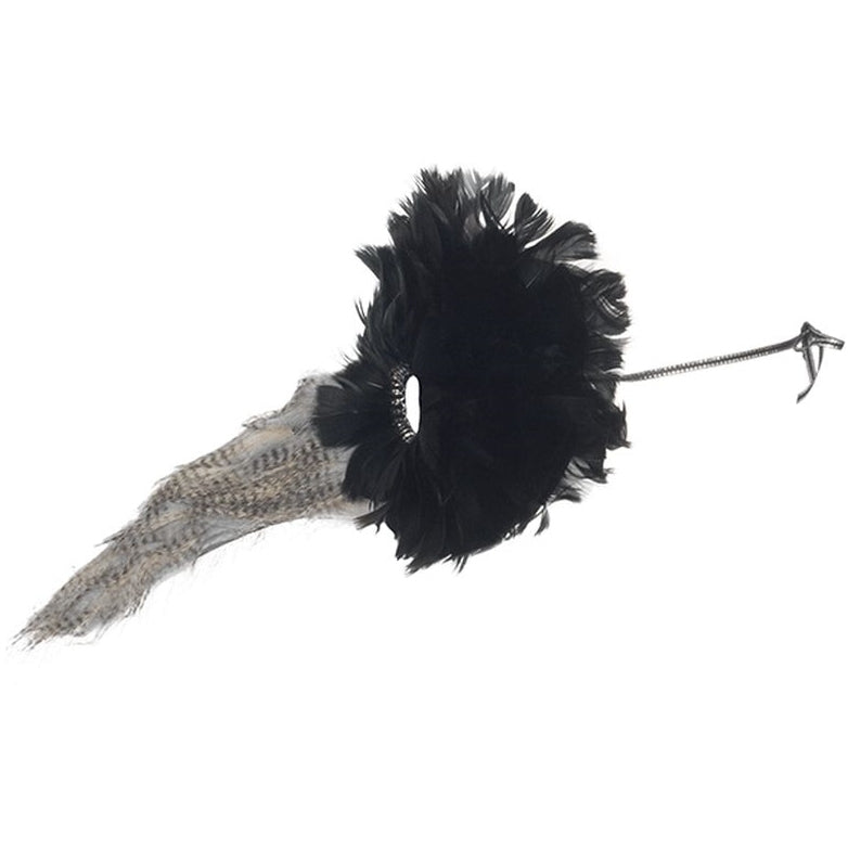Black Feather Beak Mask