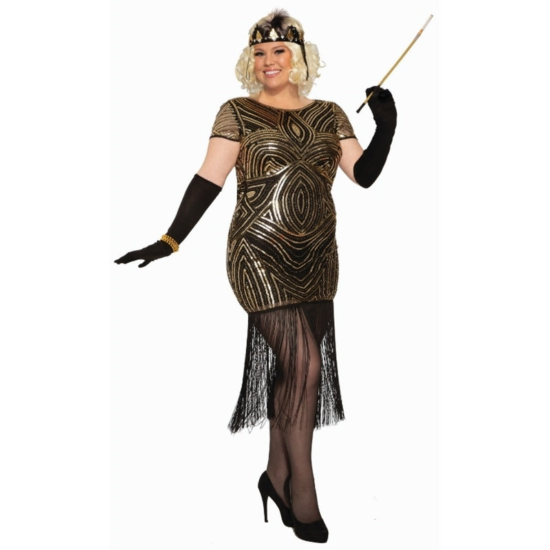 Art Deco Flapper Plus Size Costume