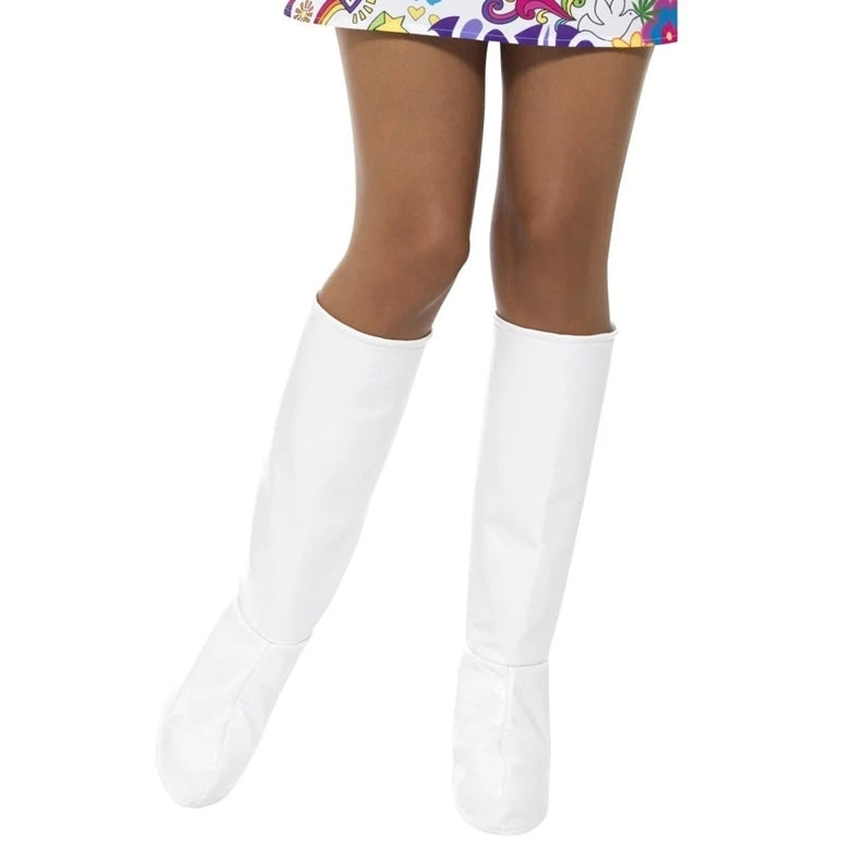 White Go-Go Boot Covers