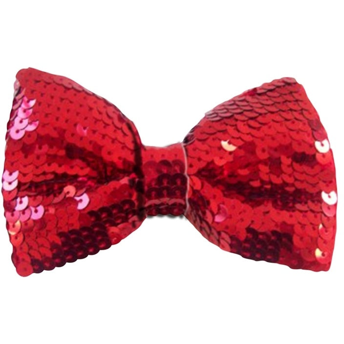 Red Sequin Bow Tie