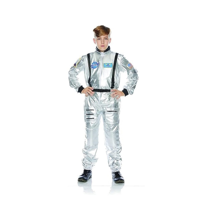 Silver Astronaut Kids Costume