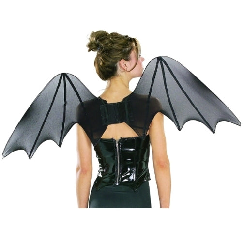 Black Chiffon Wings