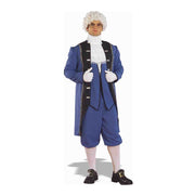 Blue Colonial Man Costume
