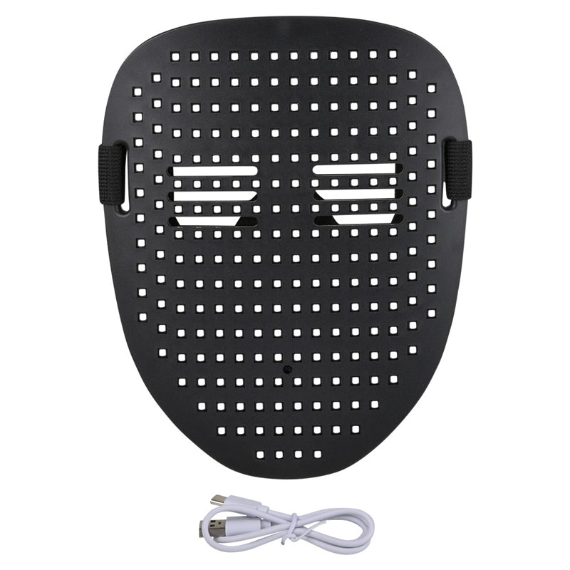 Light-Up LED Dynamic Gesture Mask