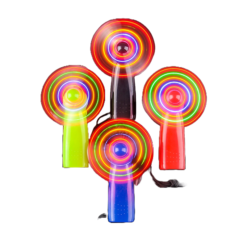 LED Light-Up Necklace Fan