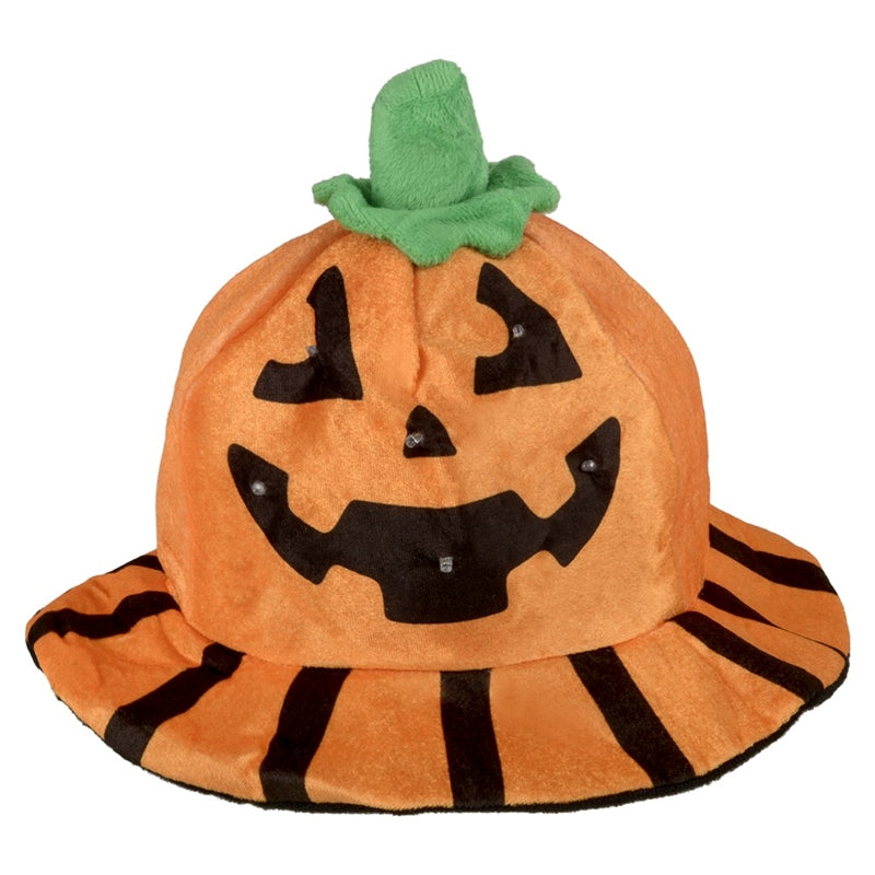 Light-Up Jack-O-Lantern Pumpkin Hat