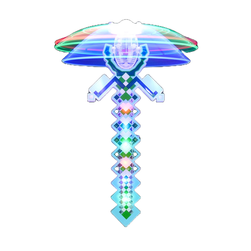 13" Light-Up LED 8-Bit Pixel Spinner Wand