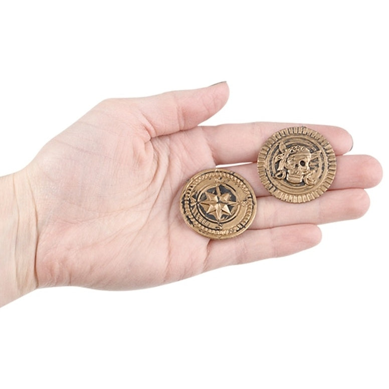 144 Pack of Aged Gold Pirate Coins