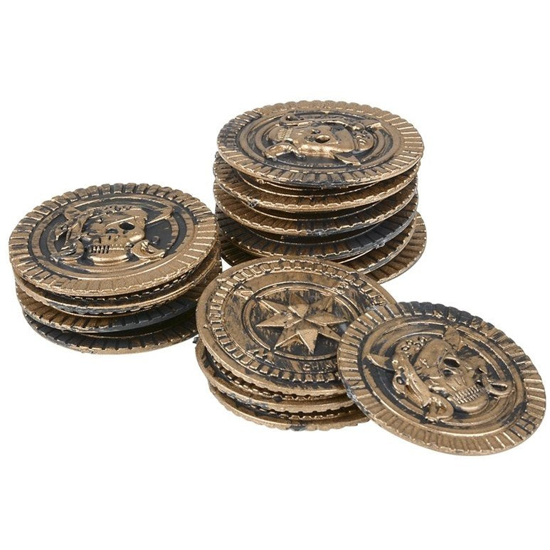 144 Pack of Aged Gold Pirate Coins