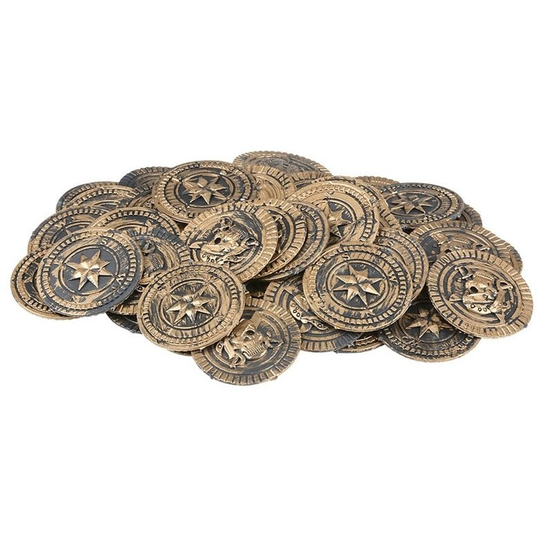 144 Pack of Aged Gold Pirate Coins