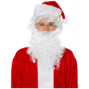 Curly Santa Wig and Beard Economy