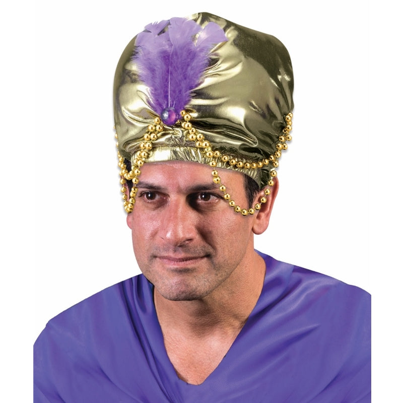 Gold Lame Turban