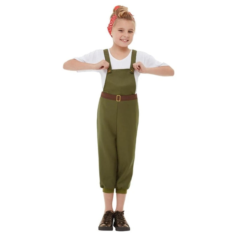 WW2 Little Land Girl Childs Costume