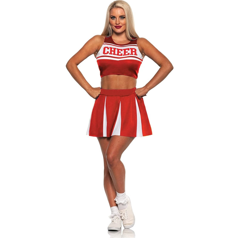 Crop Top Cheer Leader Adult Costume