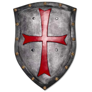 Medieval Knights Templar Foam Shield