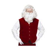 Santa Velvet Vest with Buttons