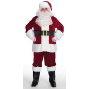 Santa Suit Velveteen Large Adult Costume