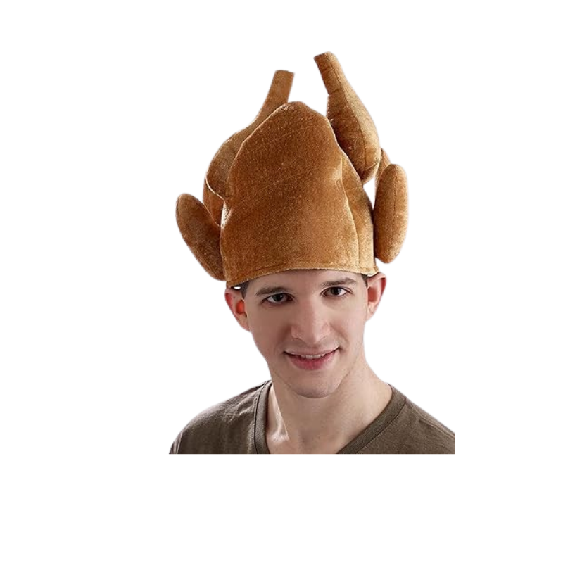 Rosted Turkey Hat with Moveable Legs