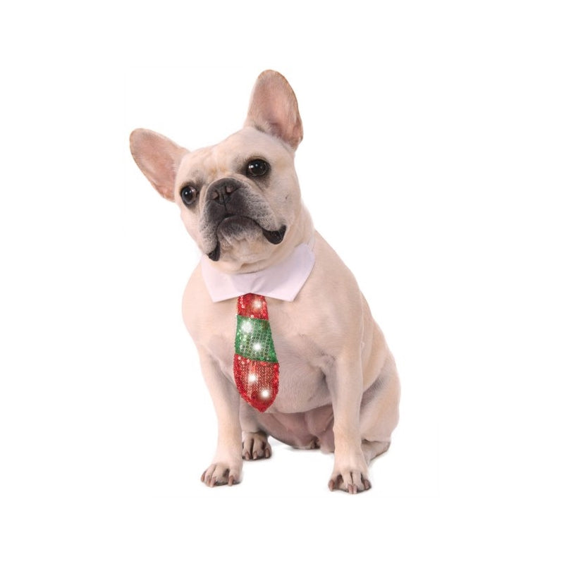 Reversible Holiday Pet Tie M/L
