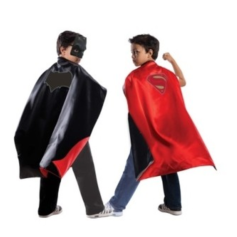 Batman/Superman Reversible Childs Cape 