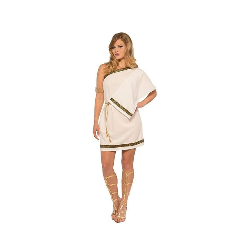 White Greek Gown Adult Costume