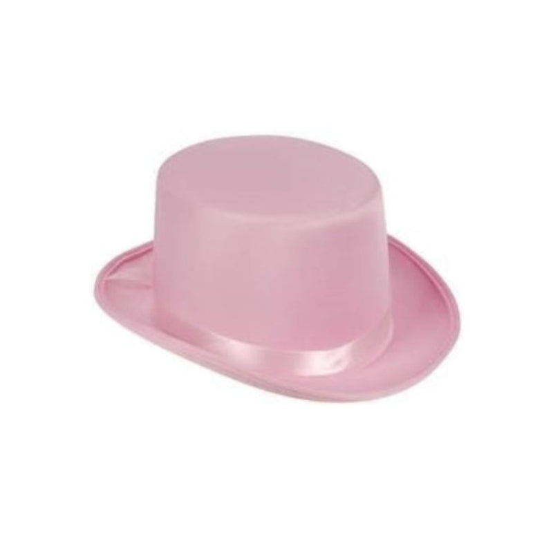 Top Hat Pink Satin