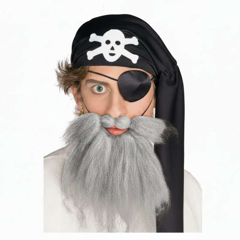 Pirate Beard & Moustache Set