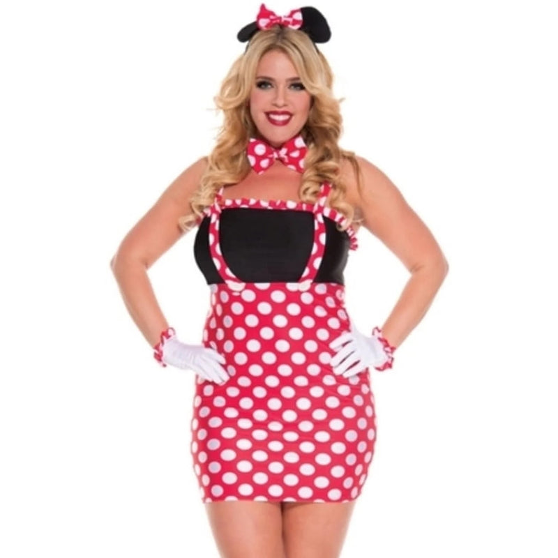 Darling Miss Minnie Adult Plus Size Costume 