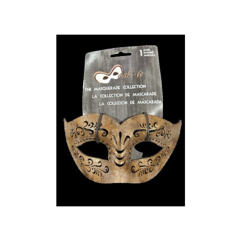 Leather Half Mask w/Ties