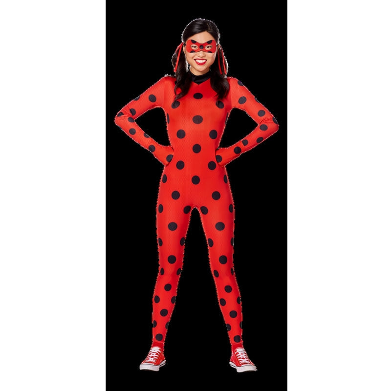 Miraculous Lady Bug Adult Costume Size Large