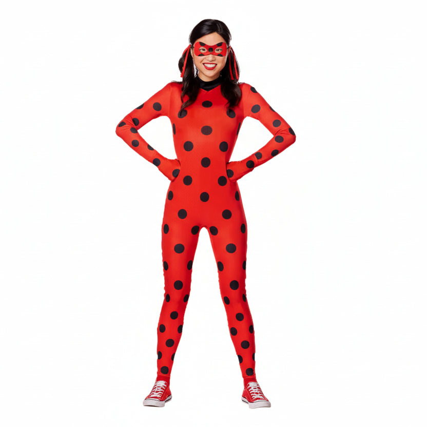 Miraculous Lady Bug Adult Costume Size Large
