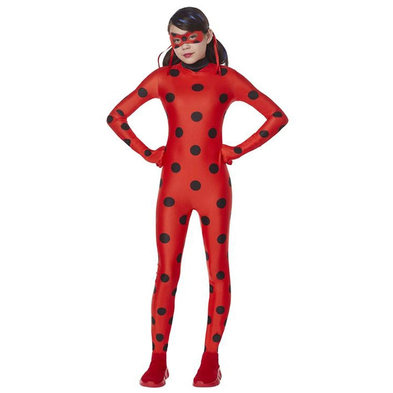 Miraculous Lady Bug Childs Costume Size Large