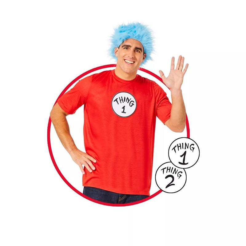 Thing 1 and 2 Costume Kit (4pc) Adult