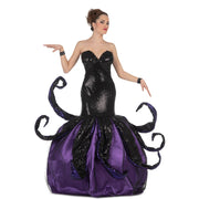Octopus Witch Black/Purple Adult Costume