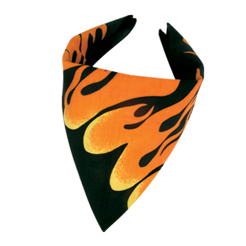 Flames/Tie-Dyed Bandanas