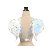 Angel Wing Harness Silver Halo Adult
