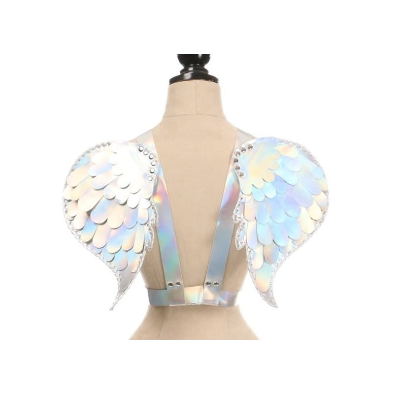 Angel Wing Harness Silver Halo Adult
