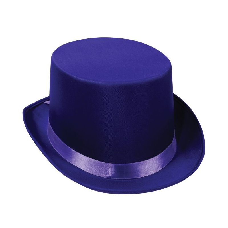 Colorful Satin Top Hat 
