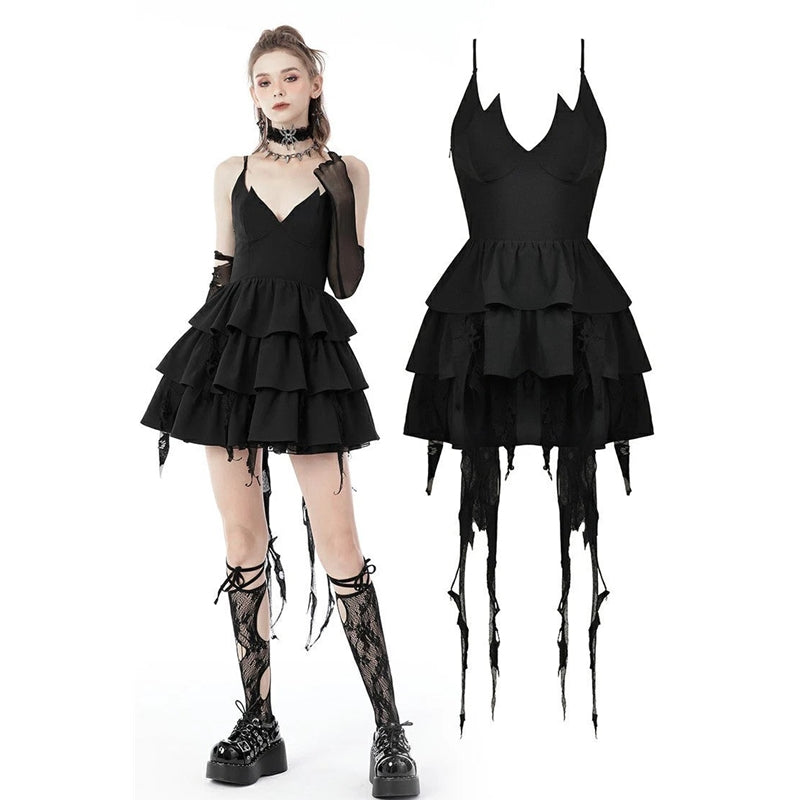 Devil Cool High/Low Strap Dress Adult